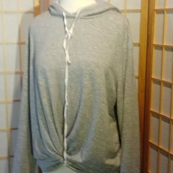 Anthro Drew Lg Hooded Top - Picture 10 of 15